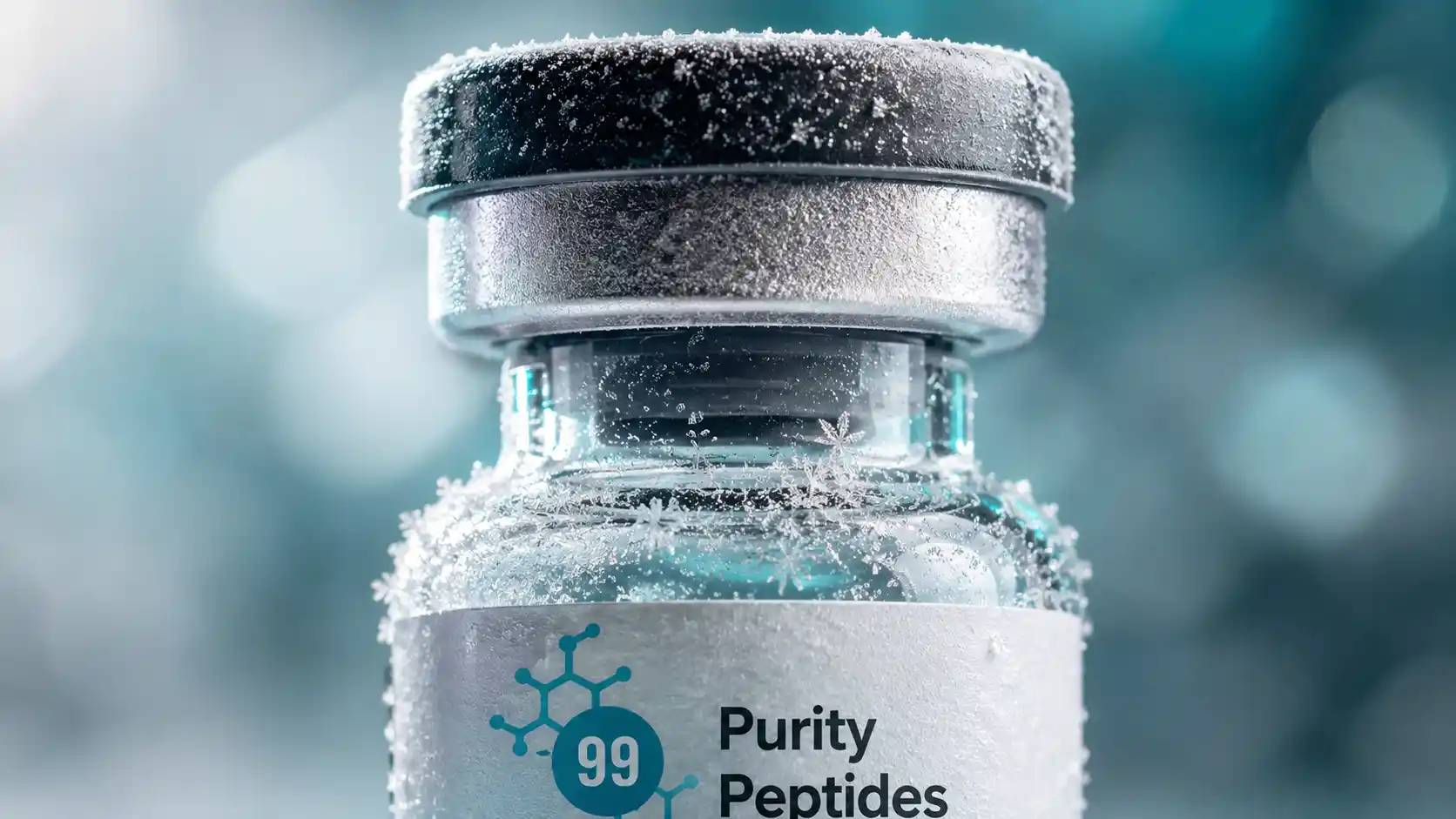 Vial on ice